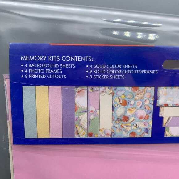 NEW Memory Kits SUMMER BEACH Theme 8 page Scrapbook Kit - Picture 3 of 6